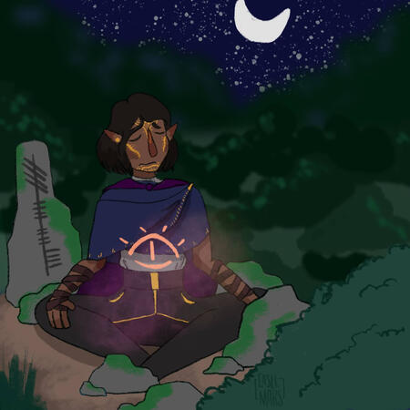 Contemplating Mage Contemplating Mage